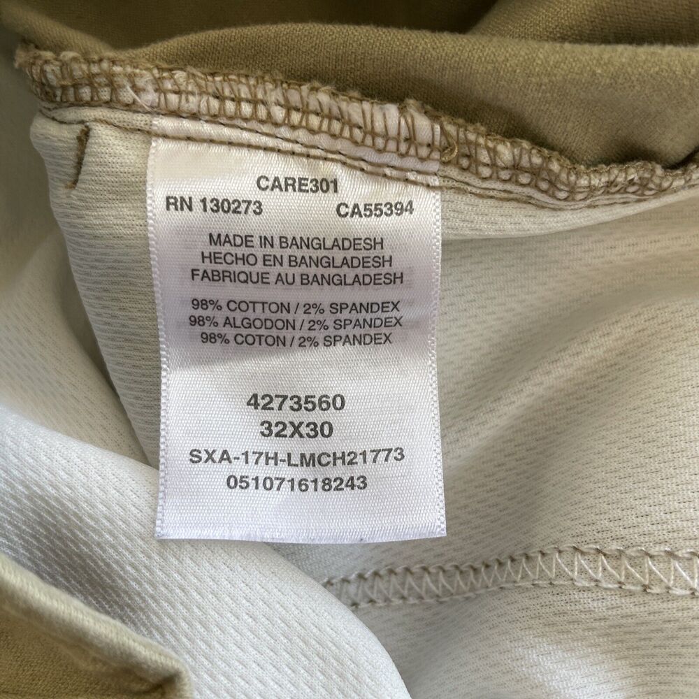 Lee Extreme Comfort Mens Sz 32X27 (Length Hemmed 27 In) Straight Fit Khaki Pants - Picture 4 of 11